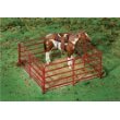 Breyer 1:9 Metal Livestock Corral Red