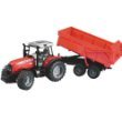 Bruder 02045: Massey Ferguson 7480 Tractor with Tipping Trailer, 1:16 Scale with Tipping Trailer