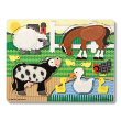 Melissa & Doug Farm Touch and Feel Puzzle