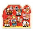 Melissa & Doug Large Knob Wooden Farm Puzzle