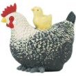 Safari Ltd: Hen Sitting with Chick on back