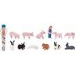 Safari Ltd 689404: Piglets & Bunnies Toob (Set of 12)