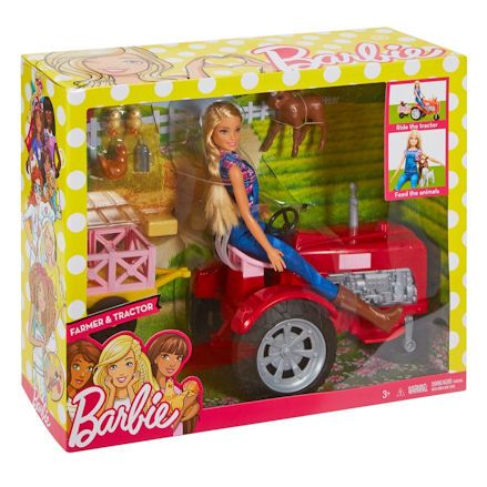 Barbie Tractor, boxed
