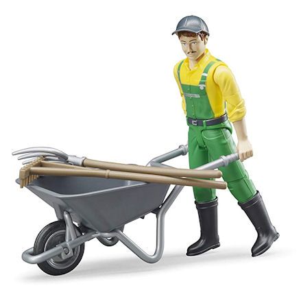 Bruder 62610: Farmer with Accessories, 1:16 Scale 