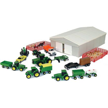 Ertl John Deere 70 Piece Value Playset, 1:64 Scale