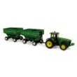 Ertl John Deere 830 Tractor with Gravity Wagons