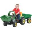 Ertl John Deere Pedal-Powered Mini-Loader with Trailer