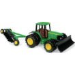 Ertl John Deere Tractor with Blade and Plow