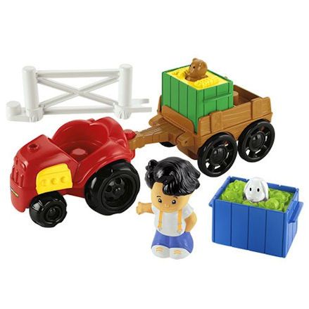 Fisher-Price Y8202: Little People Farm Tractor & Trailer