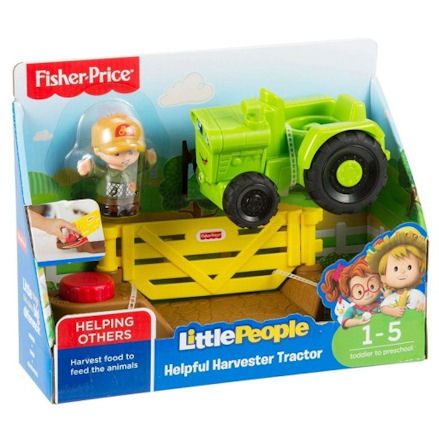 Fisher-Price DWC32 Little People Helpful Harvester Tractor, Boxed