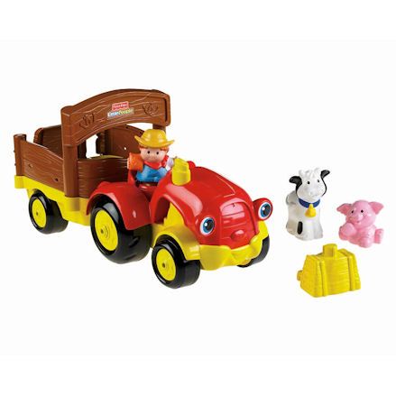 Fisher-Price X0018 Little People Tow 'n Pull Tractor, Animals