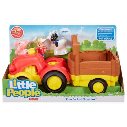 Fisher-Price X0018 Little People Tow 'n Pull Tractor, Boxed