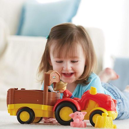 Fisher-Price X0018 Little People Tow 'n Pull Tractor, Girl