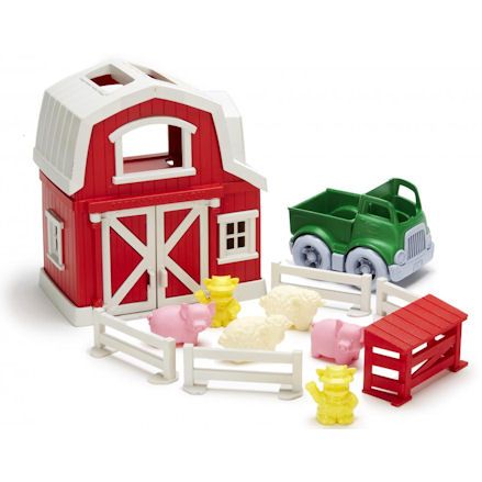 Green Toys: Farm Playset, 12 Pieces