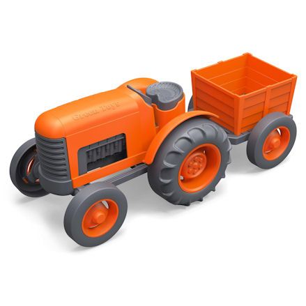 Green Toys Orange Tractor Vehicle