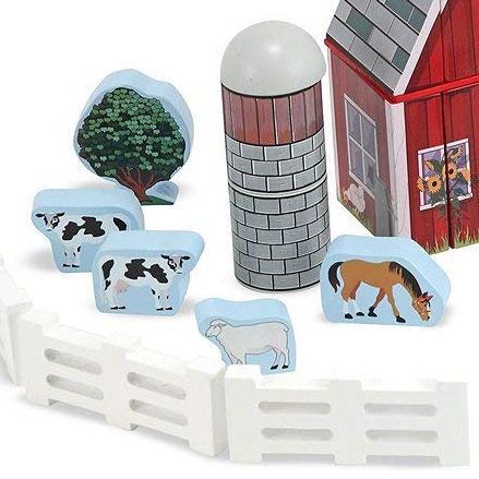 Melissa & Doug Farm Blocks, Animals