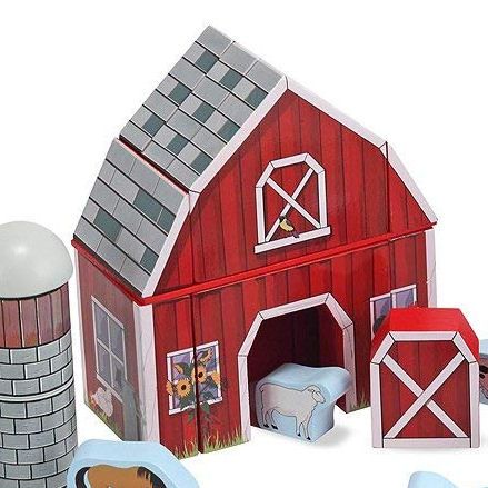 Melissa & Doug Farm Blocks, Barn