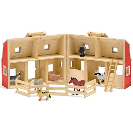 Fold and Go Wooden Barn, Open