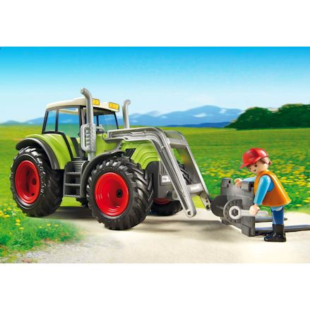 Playmobil Tractor, front loader