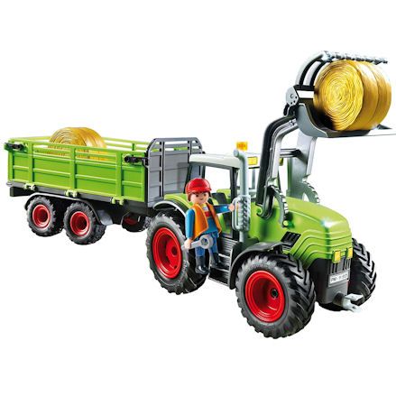 Playmobil 5121 Tractor with Loader & Trailer