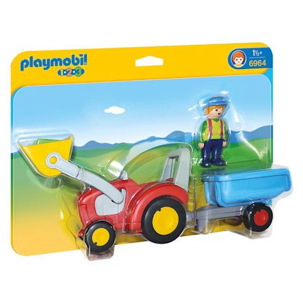 Playmobil Tractor, boxed