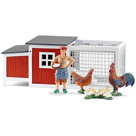 Schleich 42191 Chicken Coop Playset