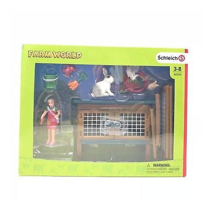 Schleich Rabbit Hutch, Boxed