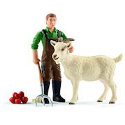 Schleich Farmer with Goat