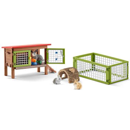 Schleich Rabbit Hutch Playset